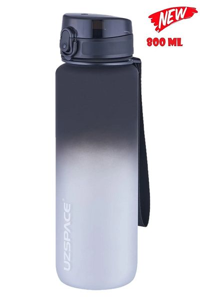 Uzspace 800ml Softtouch Ff Collection - New Size, Double Color, Tritan Water Bottle Motivation