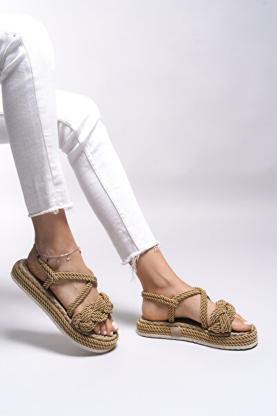 Riccon Dámské sandály Jessinalyn -0012104 Zlatý model