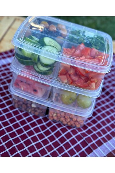 Bayev Portable Picnic Storage Box with 12 Compartments - School Nutrition and Diet Lunch Box