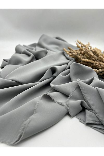 Kumaş Sevdası Ayrobin Soft Crepe Ferace - 150CM, Δεν εμφανίζεται εσωτερικά, Απαλό, Μη ζαρωμένο Πουκάμισο με φούστα