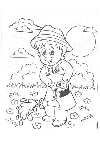 CA Games 4-Piece Coloring Book for Kids - 19x26cm Cardboard Cover, 16 Sheets, 32 Picture Coloring Books