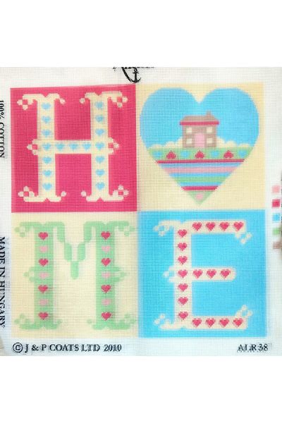 Anchor 40X40Cm Printed Unprocessed Ropes Included Tapestry Home Patterned Alr38