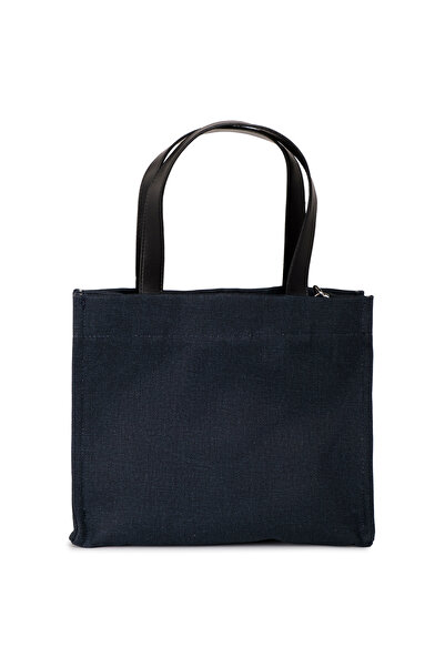 ICONE BAG Icone Lacivert Paris з вишивкою, середня жіноча сумка-тоут - сумка на руці та через плече