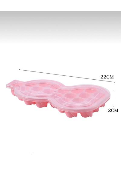 M Mimoza Park 21 Pieces Silicone Rose Ice Mold - Practical Lid Presentation Ice