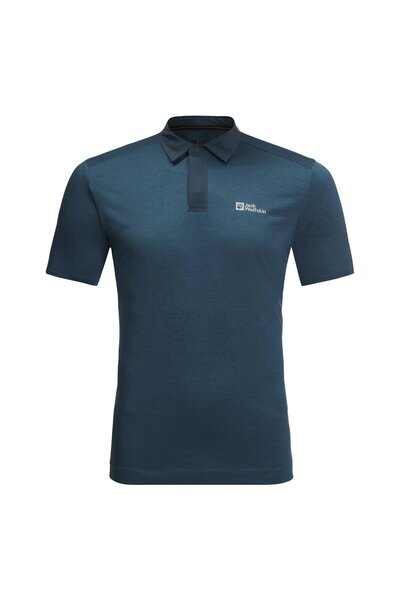 Jack Wolfskin تي شيرت بولو للرجال من Pack & Go M