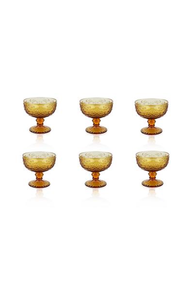 Lucky Art Vıola 6lı Cam Dondurma Kasesı Lyso 059