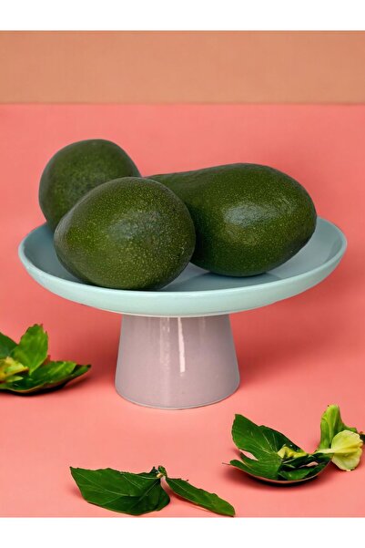 MeGgDecor Rengarenk Soft Turkuaz Lila  Ayaklı meyvelik sunum kasesi kek standı