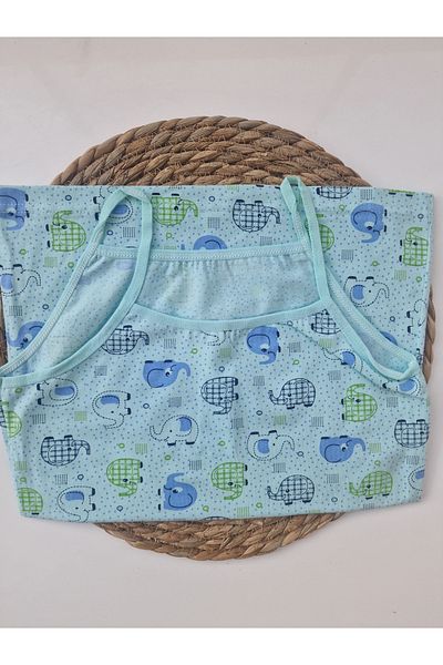 LİA Underwear Patterned Girl's Undershirt - With Rope Strap, Set of 3