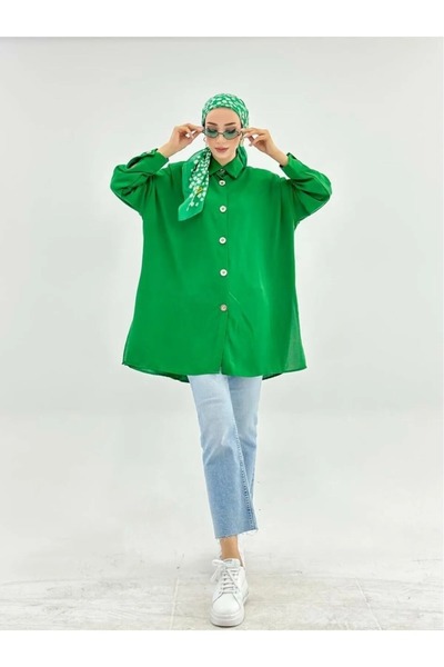 MODAALFABE Πουκάμισο Hijab Ayrobin Plus Size