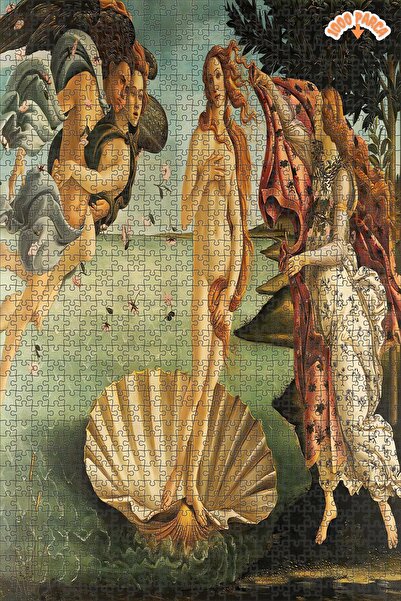 Teona Ahşap Venüs'ün Doğuşu, Sandro Botticelli Çift Katlı Çerçeveli Asılabili...