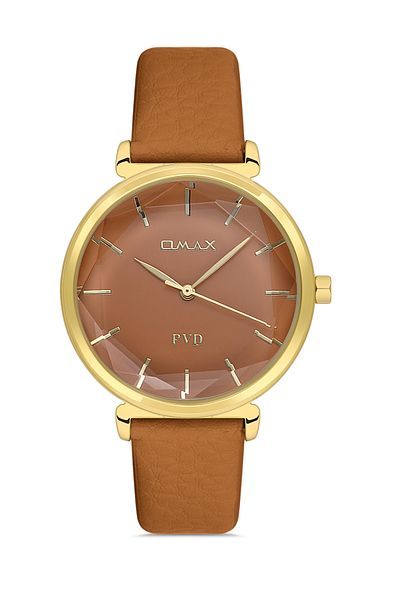 Omax Leather Women's Watches 00ZEC002QR16