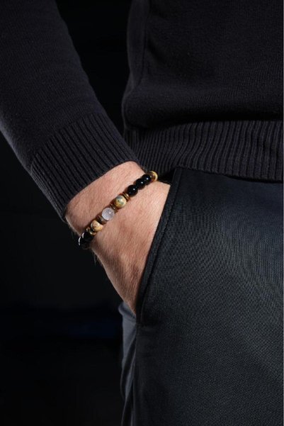 Ssilhoutte Doğaltaş Natural Stone Bracelet with a Relaxing Effect - Certified, Crystal Quartz Bracelet