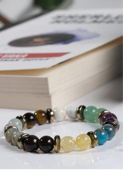 Ssilhoutte Doğaltaş Sertifikalı Doğaltaş Öğrenci Okul Başarı Bilekliği Akik L...