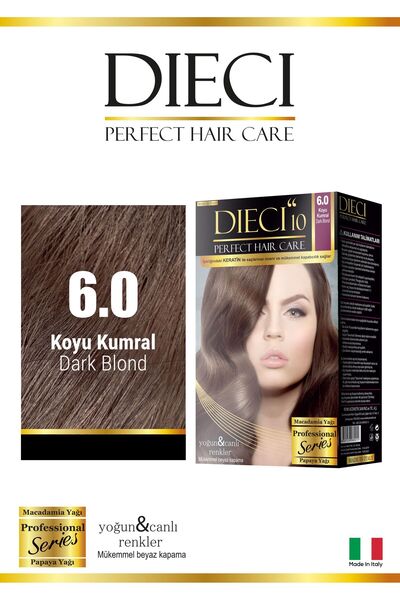 Dieci Kit Saç Boyası 6.0 Koyu Kumral