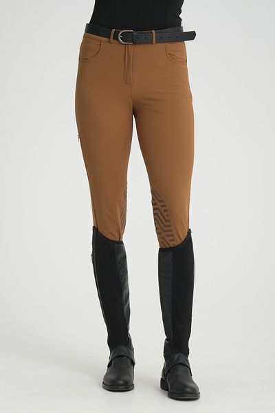 PEUR RIDER SHOP Brown Women's Riding Pants - Silicone and Pocket Detail