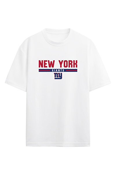 NFL New York Giants Amerikan Futbolu Oversize T-Shirt