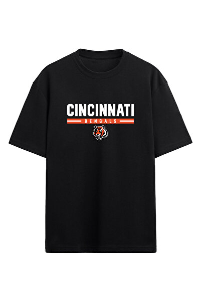 BA Sportswear تي شيرت NFL سينسيناتي بنغال لكرة القدم الأمريكية مقاس كبير