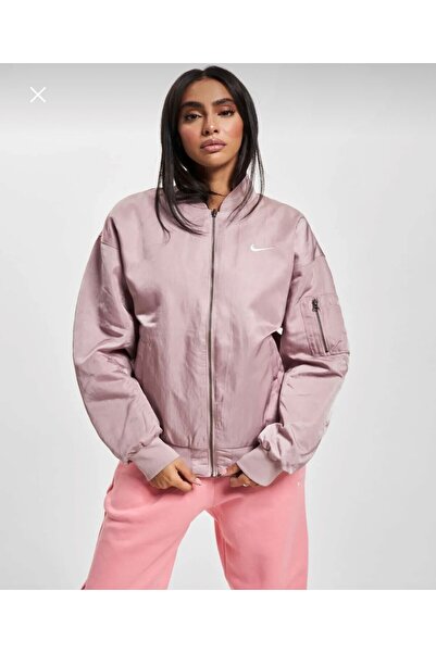 Nike Sportswear Çift Taraflı Kolej Stili Bomber Ceket