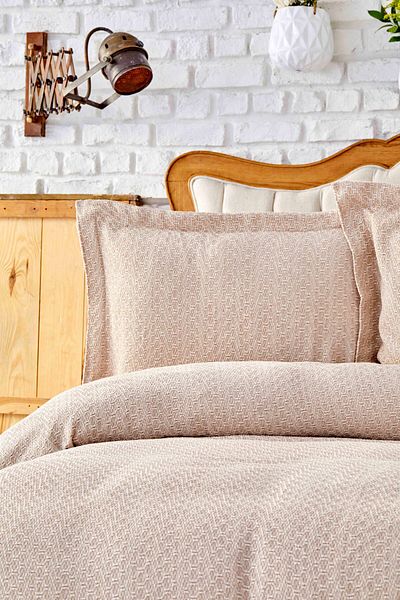 Karaca Home Stella Beige Double Bedspread Set