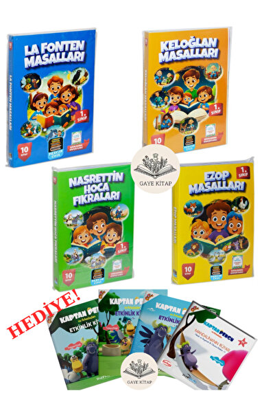 Mercan Okul Yayınları La Fonten Masalları - Keloğlan Masalları - Nasrettin Ho...