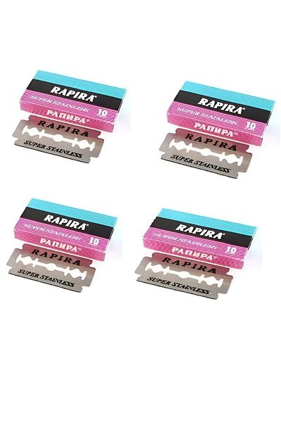 efmues Leaf razor 4 pieces rapira Russian razor beard razor