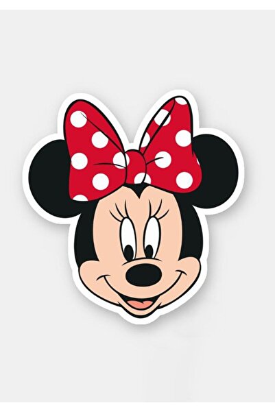 HMNL Minnie Mouse Araba, Motorsiklet, Kask, Laptop, Cam Sticker 13x12 Cm