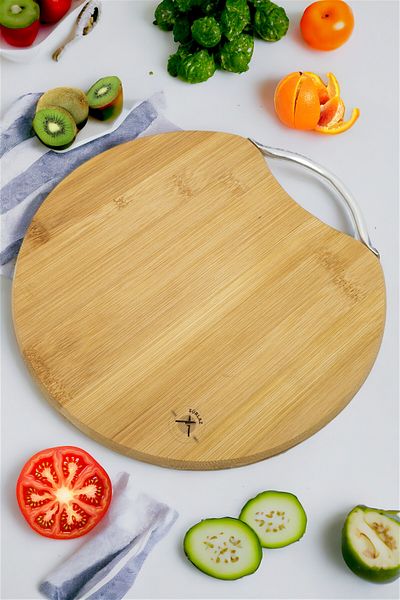 SürLaz Bamboo Ergonomic Cutting Cutting Board
