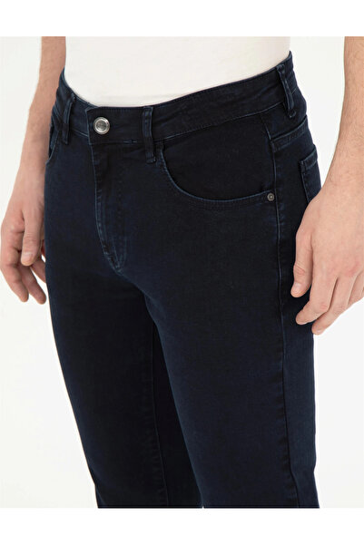 Pierre Cardin PİERRE CARDİN DOKUMA KUMAŞ  SLİM FİT DENİM PANTOLON -LACİVERT