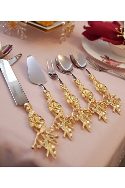 AlyaHomeAksesuar Japanese Rose 5-Piece Serving Set