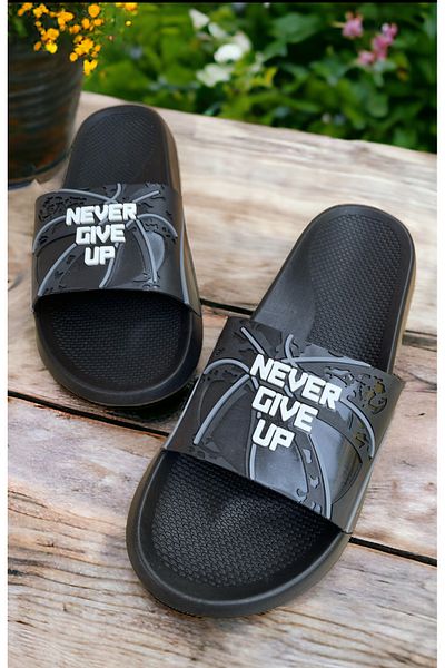 GEZER Men's Slippers - Beach, Pool, Garden, Sea Daily Sliding Sole