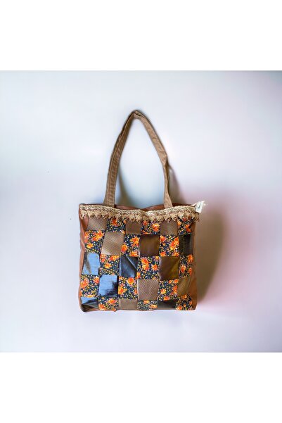 Nilnewshop Special El Yapımı Handmade Bohem - Patchwork Yıkanabilir Kumas Çanta NilBag805