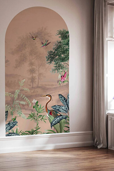 Kt Grup Doğa Manzarası  Boho Kemer Arch Modern Duvar Sticker