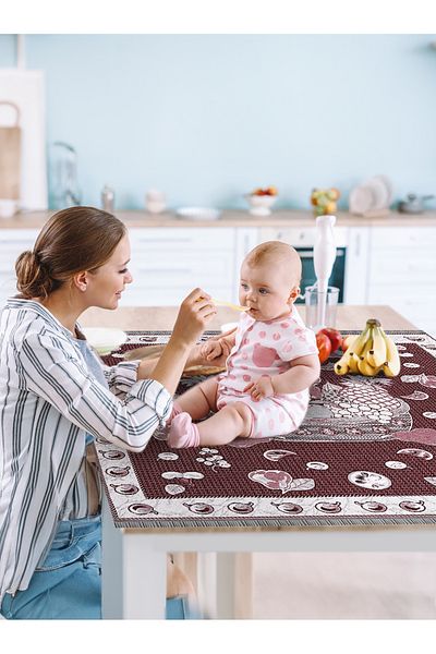 WOOF HOME Mealtime More Enjoyable with Colorful and Fun Children's Food Cover
