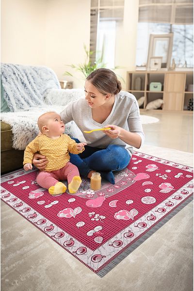 WOOF HOME Colorful and Fun Children's Food Cloth - Mealtime Enjoyable