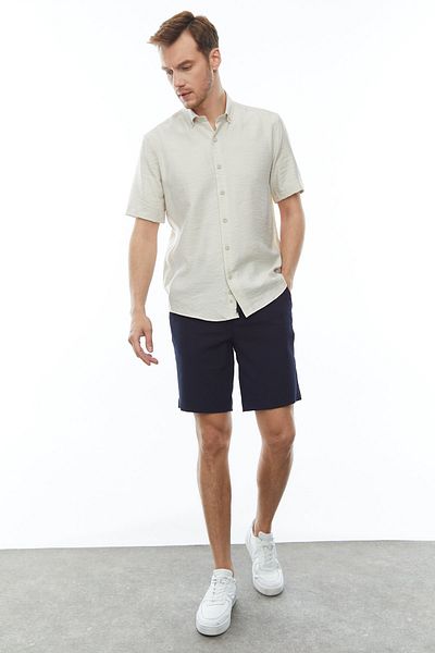 PAULMARK Men's Short Fabric - Full Elastic Waist, Blind and Cord 3735L