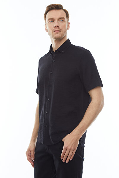 PAULMARK Ανδρικό κοντομάνικο πουκάμισο Slim Fit - KSD4543