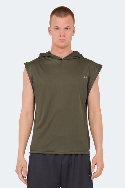 Slazenger Ανδρικό μπλουζάκι χακί ONDINA