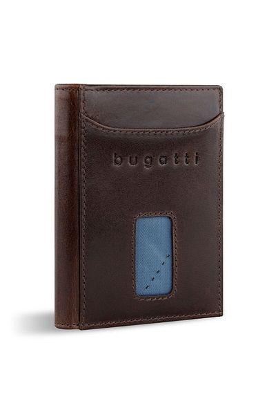BUGATTI Secure Slim Wallet RFID protection Leather 8 cm