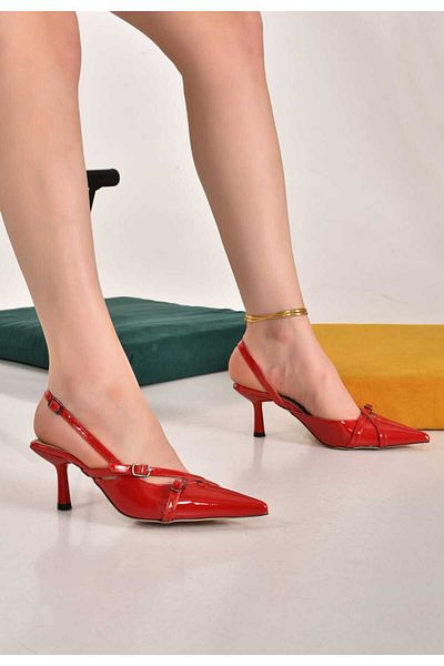 Ressome Mary Model Banded Belted Stiletto