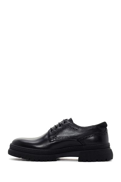 Derimod Men's Black Casual Leather Shoes - Comfortable and Stylish