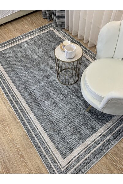 Brillant Jason Hasır Jüt Görünümlü Lateks Kaymaz Taban Saçaksız Halı