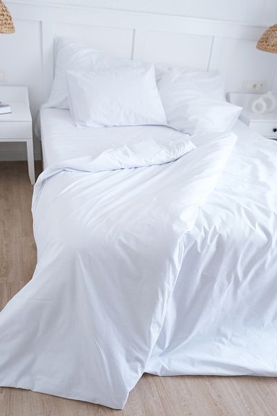 Lawon San Marino Series 100% Cotton Satin Single Hotel Bed Sheet 180*280cm 120wire