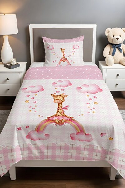 EVPANYA مجموعة بيكيه منقوشة على شكل زرافة راقصة الباليه (160×230 سم)