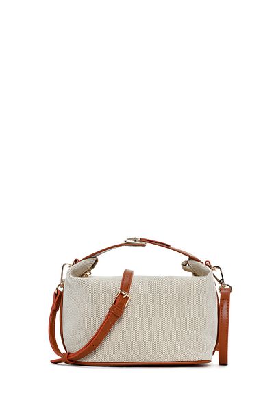 Derimod Geantă Crossbody Bej pentru Damă - Curea Lungă