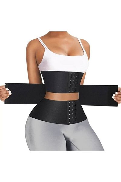SAUNA SUIT Latexový korzet - korzet presýpacích hodín v páse