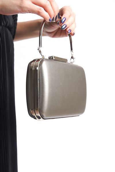Moda Değirmeni Glitter Platinum Evening Dress Women's Bag - BG1121-310-0001