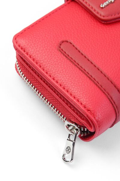 CENGİZ PAKEL Medium Size Women's Wallet Red