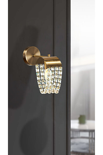 RONİSU AYDINLATMA Mirella Aplik Taşlı Zarif Aplik Modern Duvar Aydınlatma