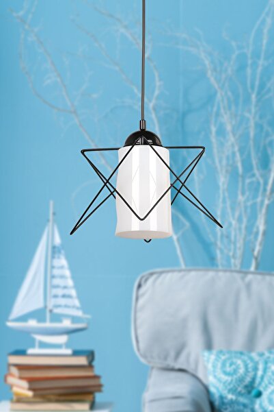 Begüsa Modes Tekli Siyah-beyaz Akrilik