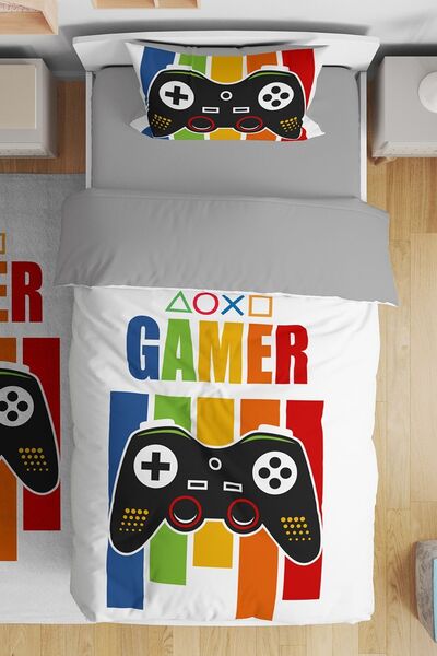 EVPANYA مجموعة غطاء لحاف للأطفال الرضع من Gamer Gamer 2